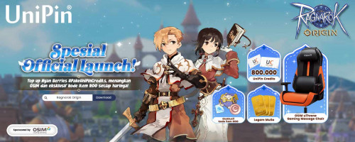 Spesial Official Launch! Top up Nyan Berries #PakeUniPinCredits, Menangkan OSIM dan Kode Item Eksklusif ROO Setiap Harinya!